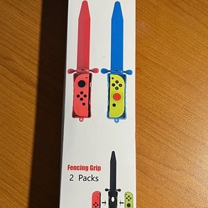 New Pair Sword Grip for Nintendo Switch Video Game Sports